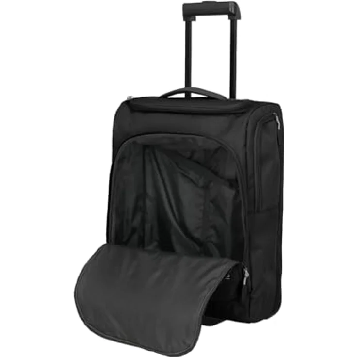 Travelite Trolley Reisetasche mit Rollen klein, Kick Off, 55 cm, 44 Liter, Schwarz – Bild 5