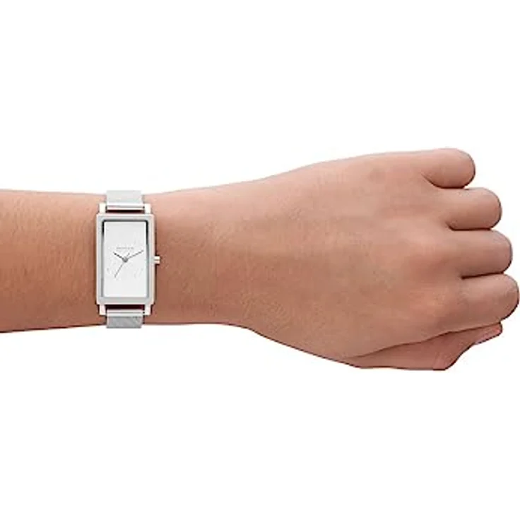 Skagen Damenuhr Hagen quarz/3 Zeiger Uhrwerk 22mm Gehäusegröße mit einem edelstahl mesh Armband SKW3096 – Bild 4