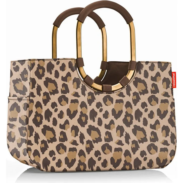 REISENTHEL® Einkaufsshopper loopshopper L frame leo macchiato, robust mit geräumigem Hauptfach, wasserabweisend