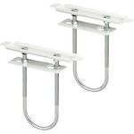 siwitec Vario-Heizkörperkonsole im 2er-Set, weiß, vormontierte Heizkörperkonsole für Rippenheizkörper