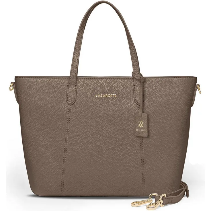 "Lazarotti Shopper Bologna Leather, Leder mit verstell- und abnehmbarem Schulterriemen"