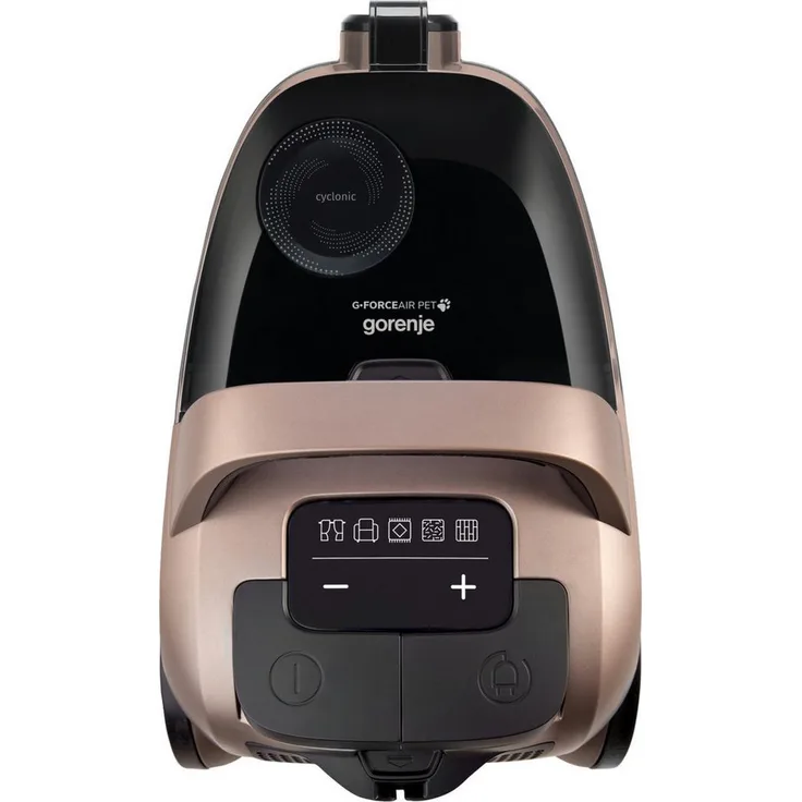 "GORENJE Bodenstaubsauger VCE08GAPGOCY beutellos Bodenstaubsauger, 850 W in Schwarz/Braun"