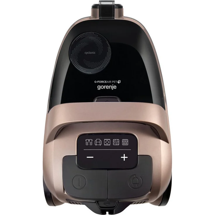 "GORENJE Bodenstaubsauger VCE08GAPGOCY beutellos Bodenstaubsauger, 850 W in Schwarz/Braun"