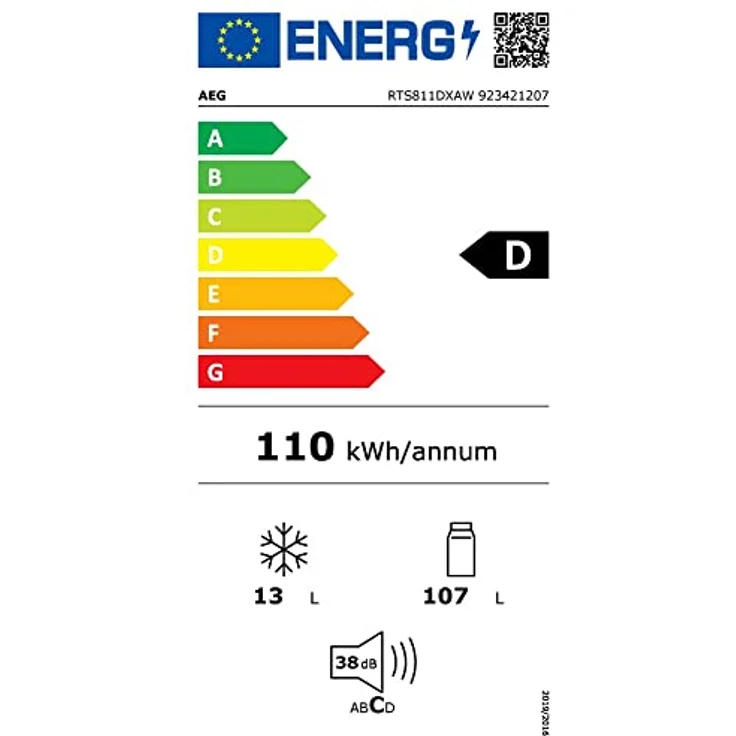 AEG RTS811DXAW 923421207 Kühlschrank, freistehend, Energieklasse D – Bild 11