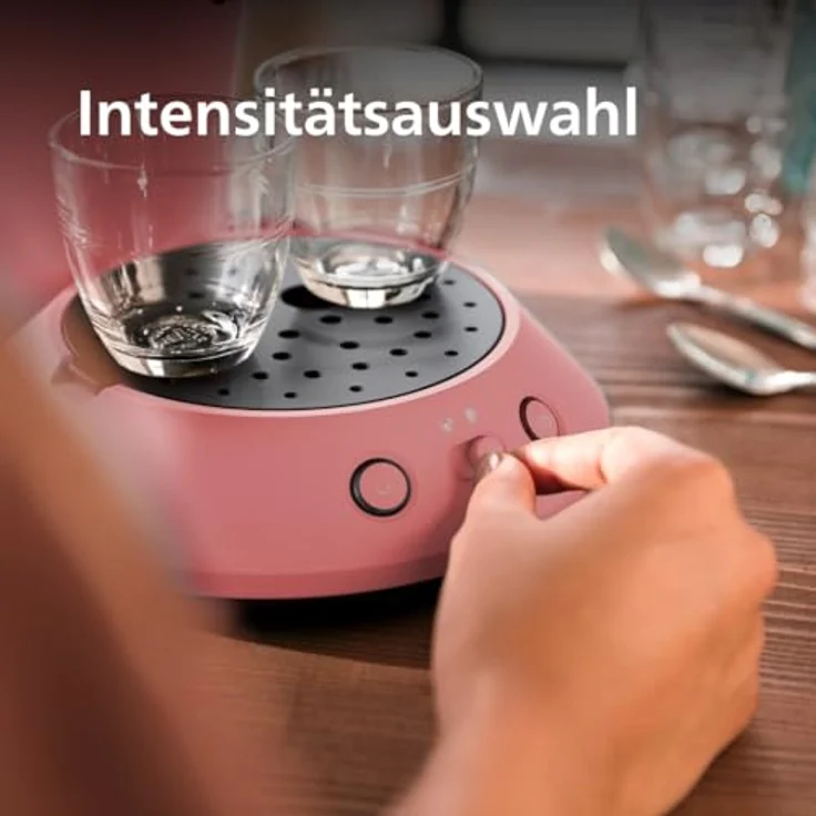 Philips Senseo Original Plus CSA210/35 Kaffeepadmaschine, Soft Red, Coffee Boost Technologie – Bild 5