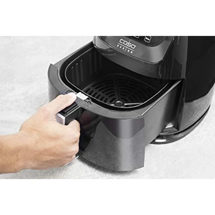 Caso AF 250 Design Heißluftfritteuse, Temperatur 60°C-200°C, extra großer Frittierkorb 3 Liter, Fritteuse ohne Fett und Öl, innovative Luftstrom-Technologie Neueste Version – Bild 5
