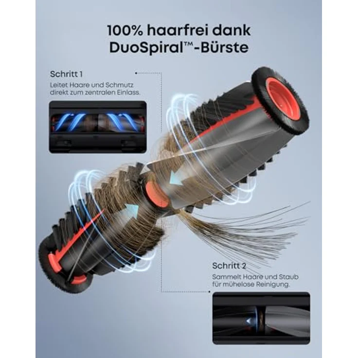 eufy Saugroboter mit Wischfunktion C28, 15.000 Pa Turbo-Saugkraft, HydroJet selbstreinigende Wischrolle, 5-in-1 Omni-Station, KI-Hinderniserkennung, Anti-Verwicklung-Bürste – Bild 5