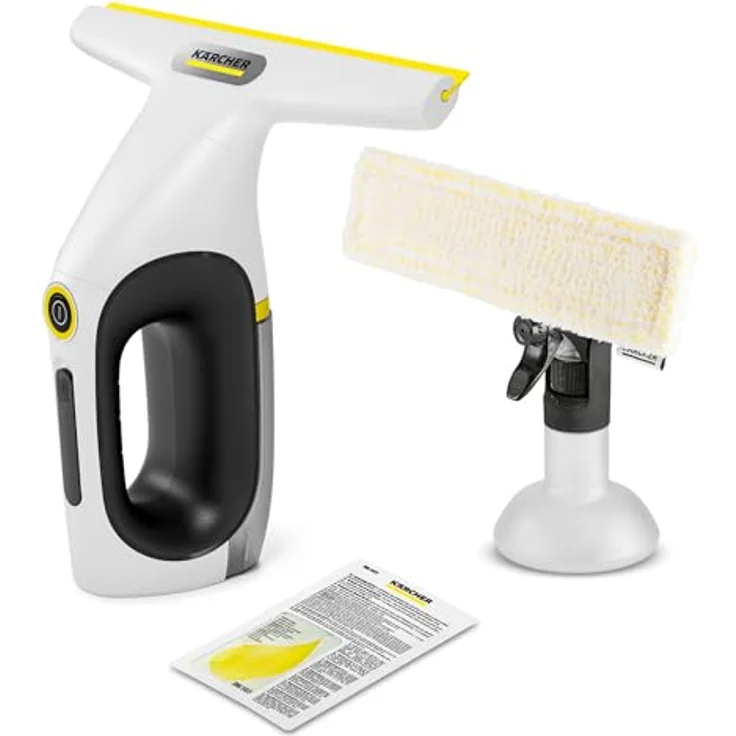 Kärcher WV 2 Universal Care, Akku-Fenstersauger mit 35 min Akkulaufzeit, 280 mm Absaugdüse, USB-C-Laden, inkl. Sprühflasche und 20 ml Fensterreiniger – Bild 1