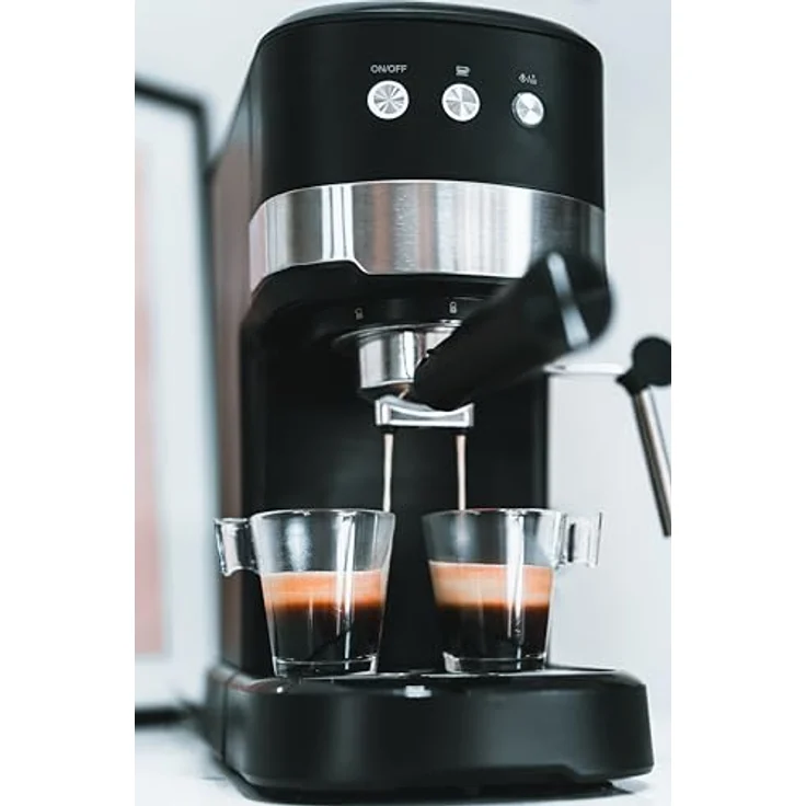JOCCA 2377, Manuelle Espressomaschine mit 20-Bar-Pumpe, 1,25 l Wassertank und doppeltem Espressoausgang – Bild 10