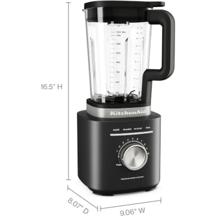 KitchenAid 5KSB2071 Pure Power Standmixer, 1,85 L mit 360-Grad-Klingen und Reinigungszyklus – Bild 2