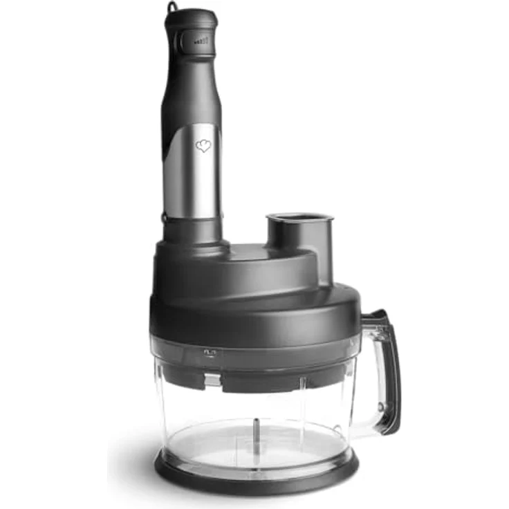 Springlane Stabmixer Set Sam aus Edelstahl, 800,00 W, inkl. Pürierstab, Zerkleinerer, Schneebesen, Rühr- & Knethaken, inkl. Küchenmaschine – Bild 5