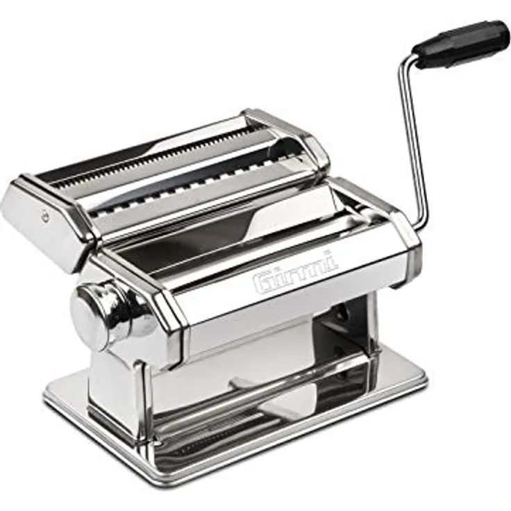 Girmi IM90 Nudelmaschine, 9 Einstellungen, Aluminiumrollen 15 cm, Edelstahl