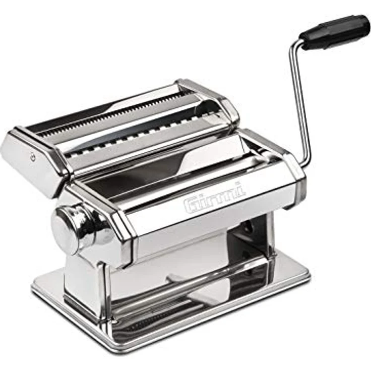 Girmi IM90 Nudelmaschine, 9 Einstellungen, Aluminiumrollen 15 cm, Edelstahl – Bild 1