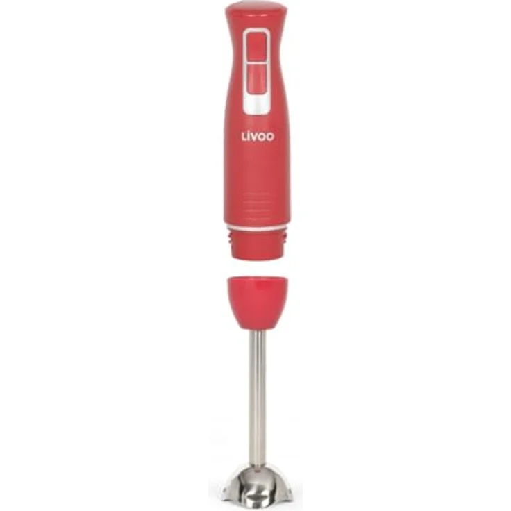 Livoo DOP245N Stabmixer, 400W mit 2 Klingen, Edelstahl, 2 Geschwindigkeiten, 16.000 U/min, inkl. 700 ml Schüssel, abnehmbarer Fuß – Bild 2