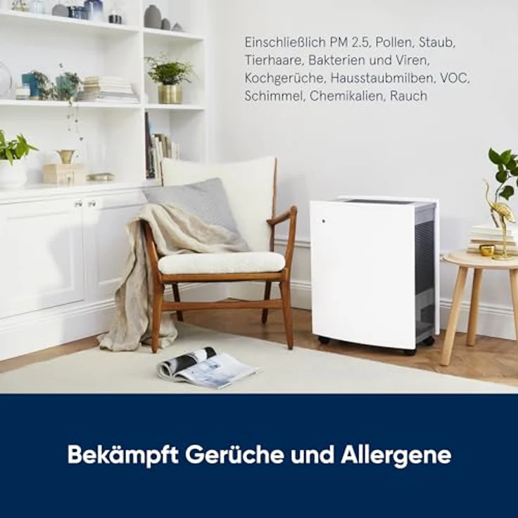Blueair Classic 205 Luftreiniger mit SmokeStop Filter, bis 26 m², CADR 340 m³-h, WLAN – Bild 4