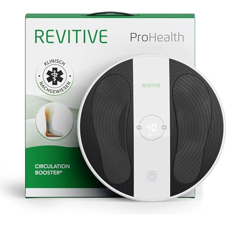 REVITIVE EMS-Fußmassage-Gerät ProHealth, Durchblutungs-Stimulator zur Schmerzlinderung und Verbesserung der Durchblutung, med. OxyWave-Technologie – Bild 1