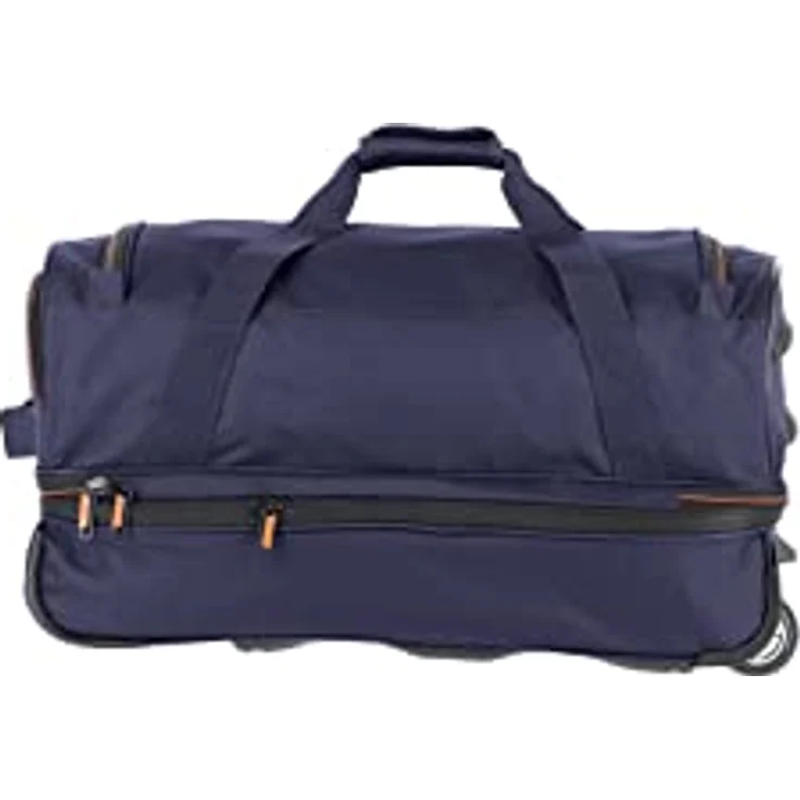 Travelite Koffer Basics Blau (51 l, S), sportliche Trolley-Reisetasche mit integrierter Dehnfalte und laufruhigen Inlinerrollen – Bild 4