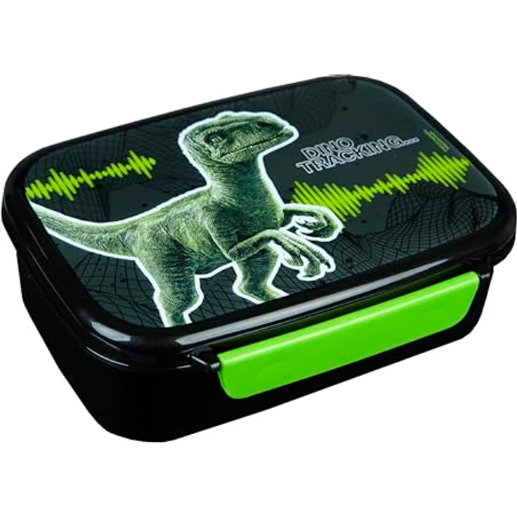 Scooli Lunchbox Jurassic World Set, 2-tlg. mit auslaufsicherer Brotzeitdose und BPA-freier Trinkflasche, 500 ml – Bild 3