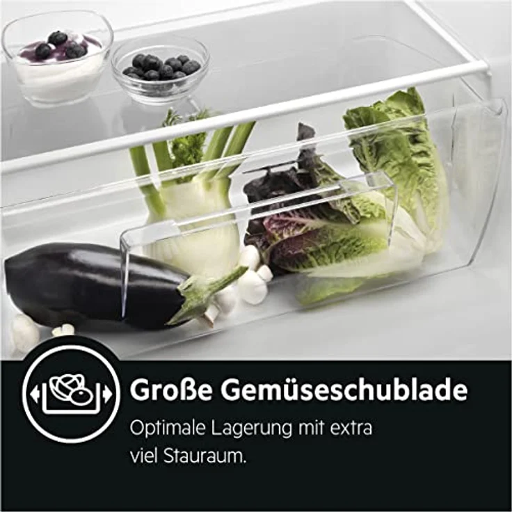 AEG RKB333E2DW Kühlschrank, freistehend, weiß, Energieklasse E – Bild 4