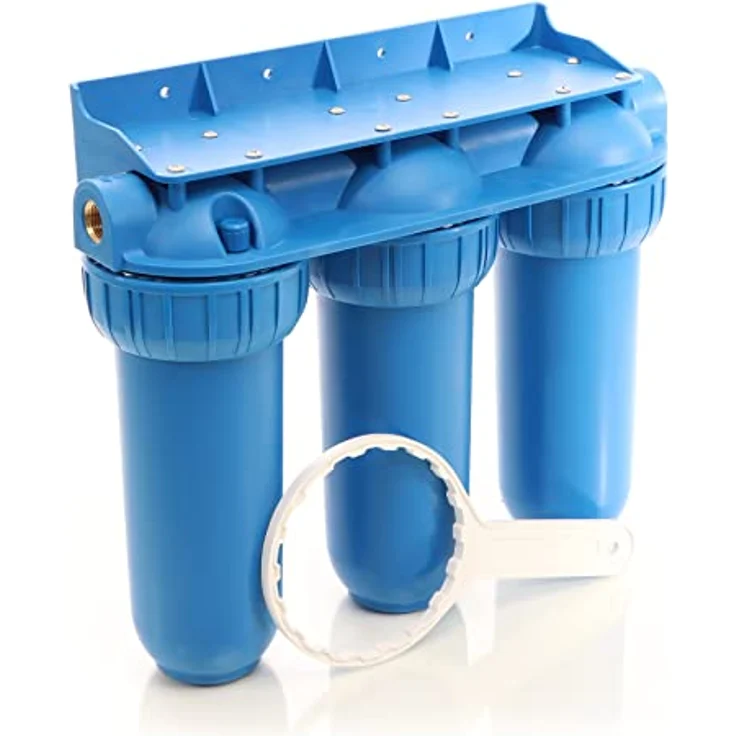 Naturewater NW-BR10B5 3-Stufenfilter 32.89 mm (1') Sedimentfilter Aktivkohleblock Aktivkohlegranulat – Bild 2