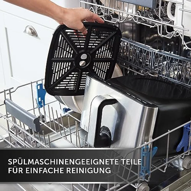 Breville Halo Heißluftfritteuse | Digitale 9-Liter-Heißluftfritteuse | 1700 W Leistung für schnellere Ergebnisse | 50 % Energieeffizienter | 65 % mehr Platz zum Kochen [VDF131X] | EU-Stecker – Bild 5