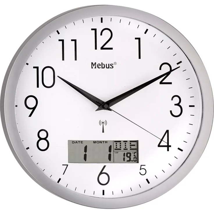 Mebus, Wanduhr, Funk-Wanduhr (30 cm)