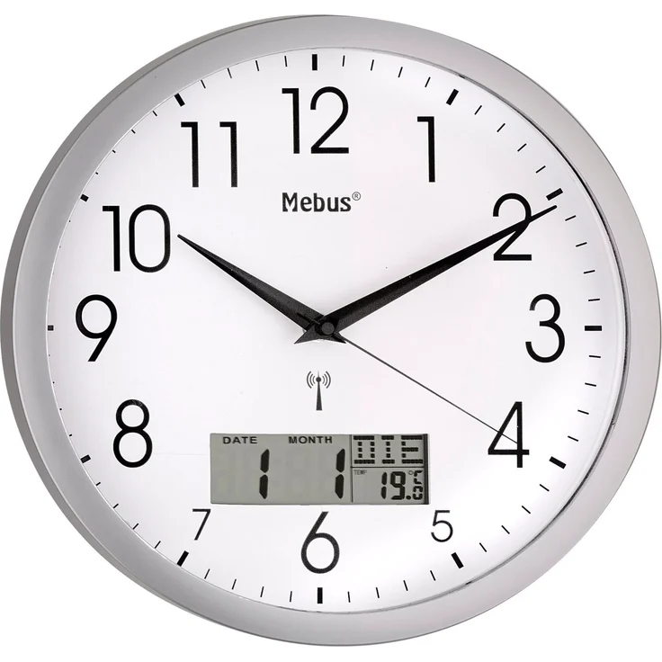 Mebus, Wanduhr, Funk-Wanduhr (30 cm) – Bild 1