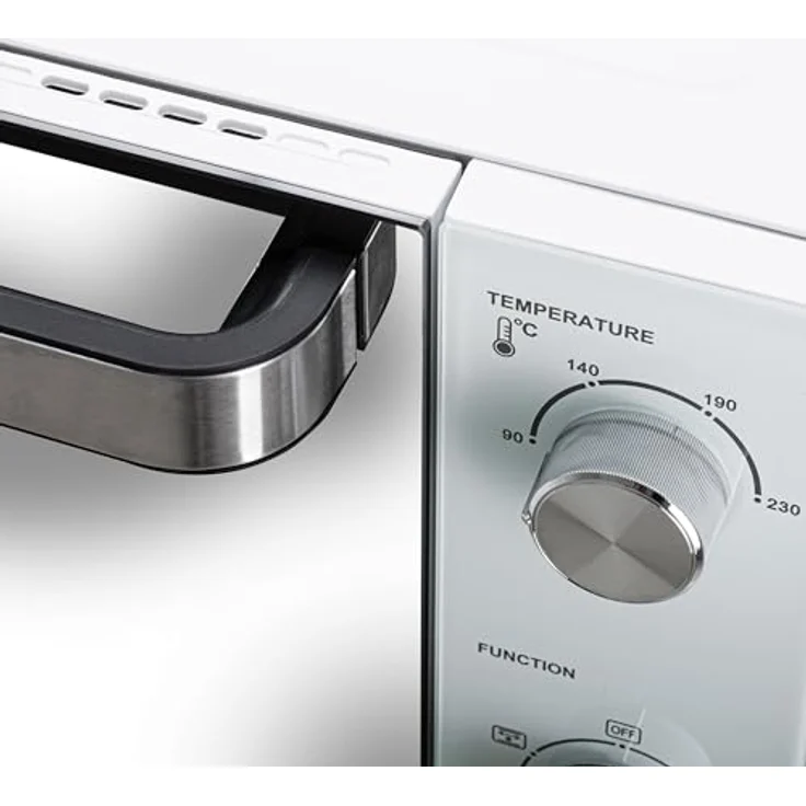 Adler Minibackofen AD 6027, Elektrobackofen, 48L, Umluft, Timer, Drehspieß, Weiß – Bild 6