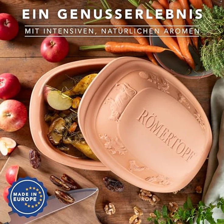 Römertopf Bräter Rustico Keramik Dampfgarer 2,5 kg – Bild 4