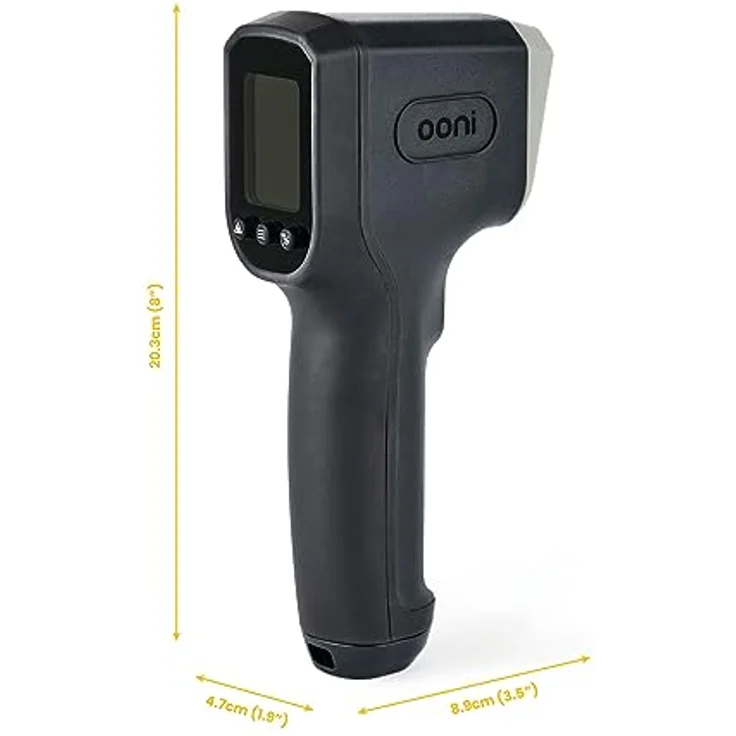 Ooni Digitales Infrarot Thermometer – Digitales Laser-Thermometer – Pizza-Ofen-Thermometer – IR-Thermometer mit Sofortablesung – Pizza-Ofen-Zubehör – Ooni Zubehör – Bild 3