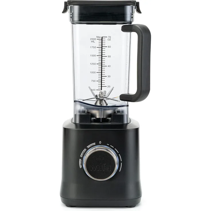 Wilfa Powerfuel 1800 Blender, Standmixer mit 1800W Motor, 27.000 U/min, 1,8L Tritan-Gefäß, Schwarz