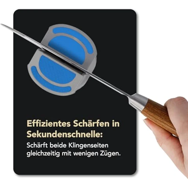DMT Simple Sharp Diamant Messerschärfer Blau | Rasiermesserscharfe Klingen | 18° Schleifwinkel | Trockenes Schärfen | Langlebig | 20247 – Bild 2