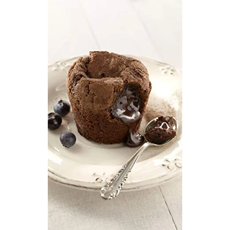 Lékué 2413006N06M017 Lava Cake Formen 100% Platin-Silikon 6 Stück – Bild 8