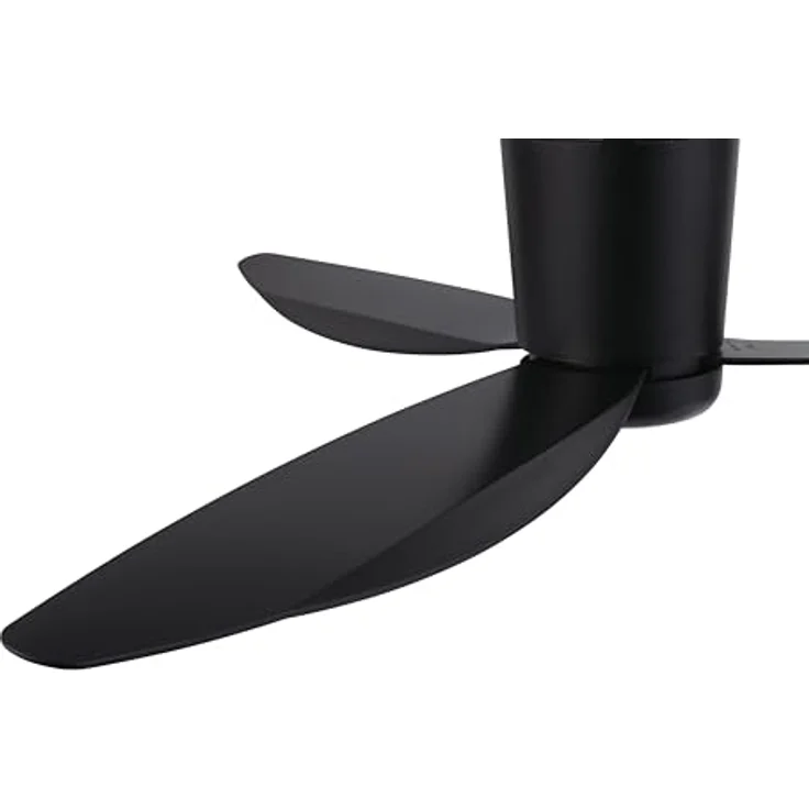 LUCCI AIR Array Deckenventilator mit 3 Flügeln, 6 Geschwindigkeiten, 137 cm Durchmesser, sehr leise und sparsam inkl. Fernbedienung und Leuchtmittel (Schwarz) – Bild 5