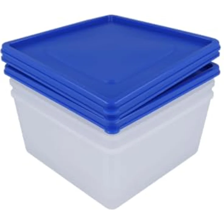 EUROHOME 3er Set Gefrierdosen 1,5 L - Frischhaltedose, luftdicht verschließbar, spülmaschinen- und gefriergeeignet - Geschmacksneutral – Bild 3