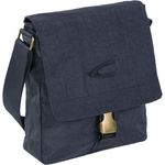 camel active Journey Herren Überschlagtasche Umhängetasche Mittelgroß Blau, 7 Liter Volumen
