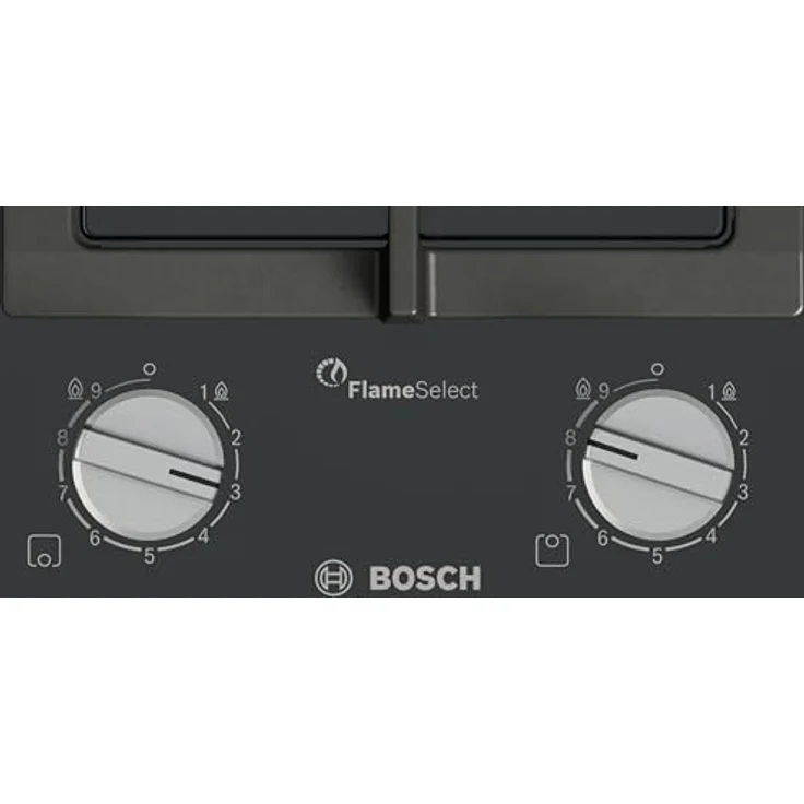 Bosch Serie 8 PRB3A6I40, Domino-Gaskochfeld, 30 cm, Glaskeramik, Schwarz, mit FlameSelect und Sicherheits-Gasabschaltung – Bild 2