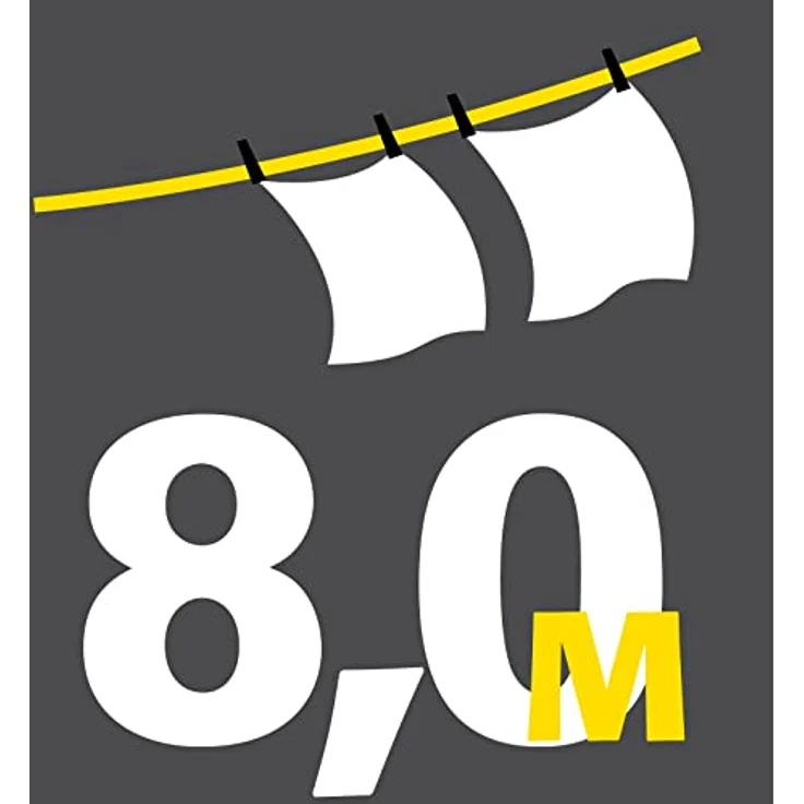Juwel Wandwäschetrockner 'Ruck Zuck 120', 8 m Trockenlänge – Bild 3