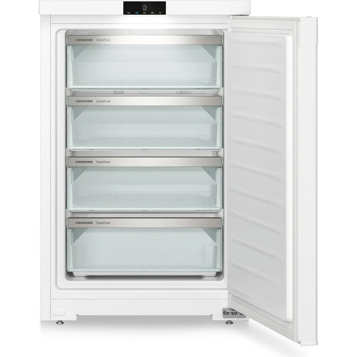 Liebherr Fe 1414 Pure, Freistehender Gefrierschrank mit 107 l, SuperFrost, VarioSpace, weiße LED-Beleuchtung, FrostProtect