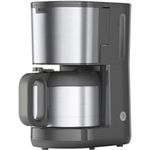 Braun Kaffeemaschine PurShine KF1505GY, Filterkaffeemaschine mit Thermoskanne & OptiBrew System, Anti-Tropf-Funktion, Automatische Sicherheitsabschaltung, 1,2 L Kapazität (Kanne), 1000W, Grau