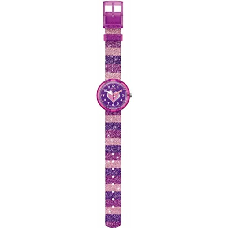 Flik Flak Watch FPNP127, Armbanduhr Montre Stripy Glitter – Bild 2