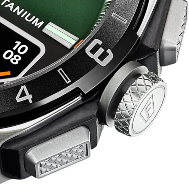 Festina Herrenuhr F23000/2 Connected D Titan grün Silikonarmband, 44mm – Bild 4