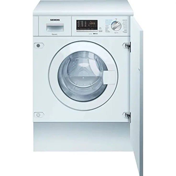 Siemens WK14D543 iQ500 Einbau-Waschtrockner, 7 kg Waschen und 4 kg Trocknen, 1400 UpM, Outdoor-Programm - trocknet wasserfeste Outdoor-Bekleidung zuverlässig, aquaStop, Besonders hohe Beladungsmenge