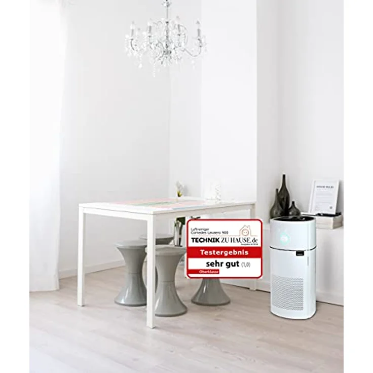 Comedes Lavaero 900 Luftreiniger, bis 60 m², Luftdurchsatz 360 m³-h, H13 Filter, mit PM2,5 Anzeige, Ionisator, Sleep-Modus – Bild 6