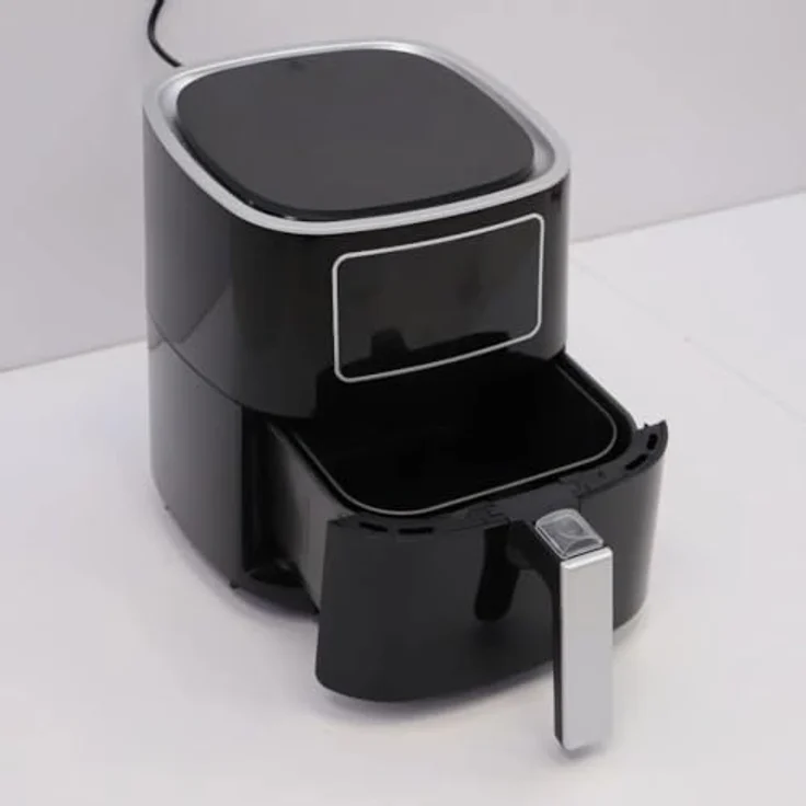 Kochmaster FrymaxX AirFryer XXL Heißluftfritteuse 5,5 L Digitales Touchscreen (Silver), Turbo Blaze – Bild 4