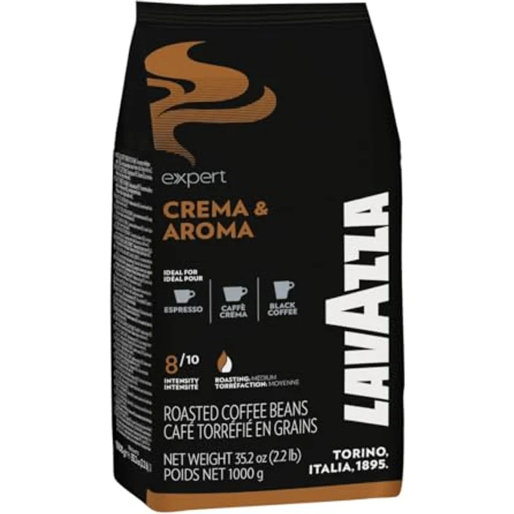 Lavazza Expert Crema & Aroma Espresso - 1kg ganze Kaffee-Bohne – Bild 2