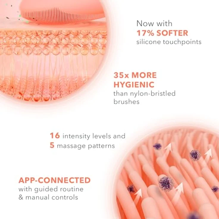 Foreo LUNA 4 Balanced Skin, Gesichtsreinigungs- und Massagegerät mit 16 einstellbaren Pulsationsmodi, USB-Aufladung, inkl. Reise-Etui – Bild 3