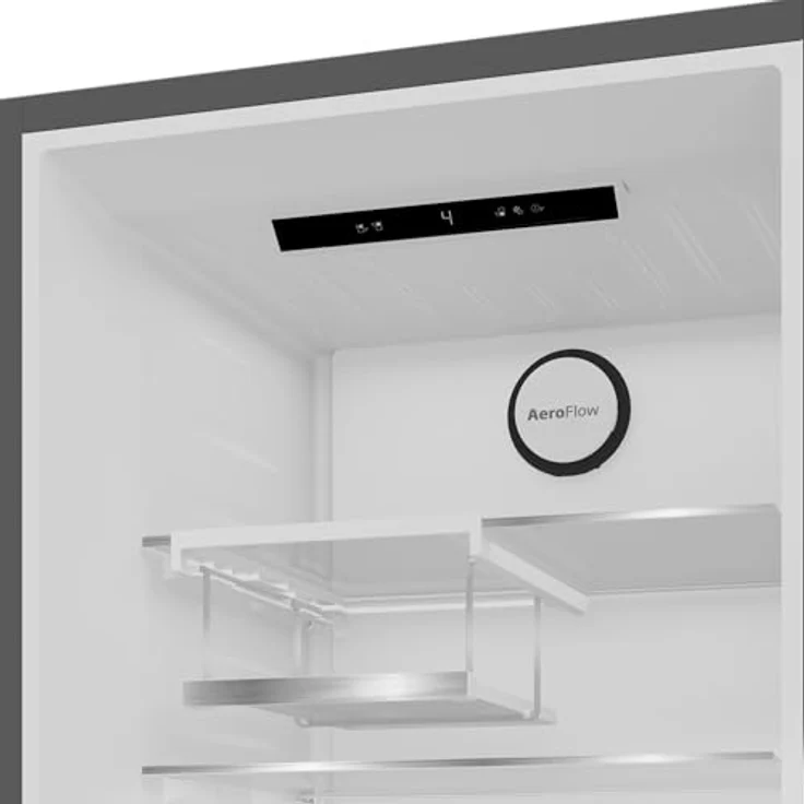 Beko Kühl-/Gefrierkombination 316L NoFrost AeroFlow Multizone B7RCNE367HG, 316 l, Manhattan Gray, ProSmart Inverter Kompressor, 2 Türen – Bild 4