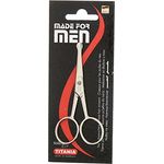 TITANIA Nasenhaarschere, Men, Gebogen, Solingen Qualität, Ca. 9.5 cm, 1er Pack (1 x 22 g)