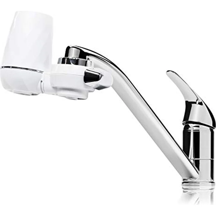 Wiltec Naturewater NW-LT-H2A, 9 Stufen On Tap Wasserfilter mit 120 L/h Durchflussrate, kompakter Wasserhahnfilter mit Edelstahlfilter und 360° drehbarem Kopf – Bild 3